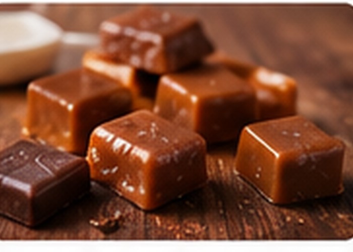 Caramel and chocolate edibles