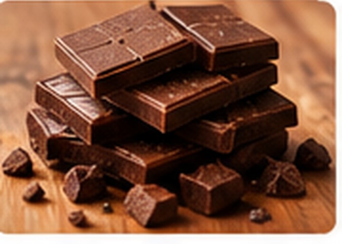 Chocolate pieces