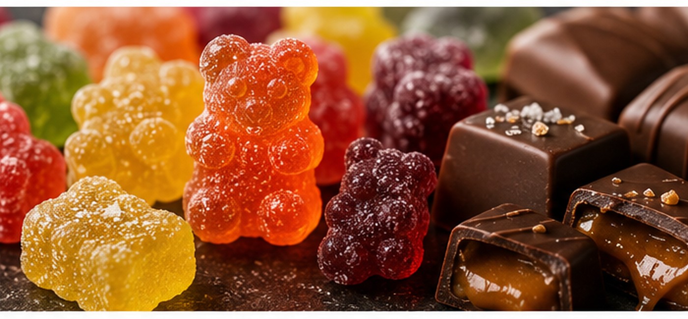 Gummies and premium chocolates