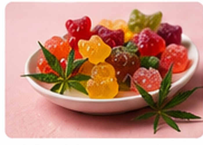 Colourful gummies